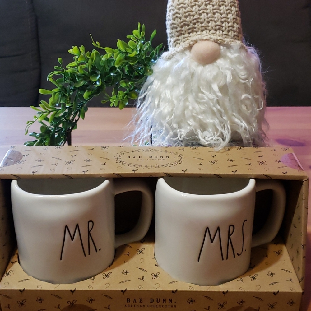 Rae Dunn Mr. & Mrs. Mugs